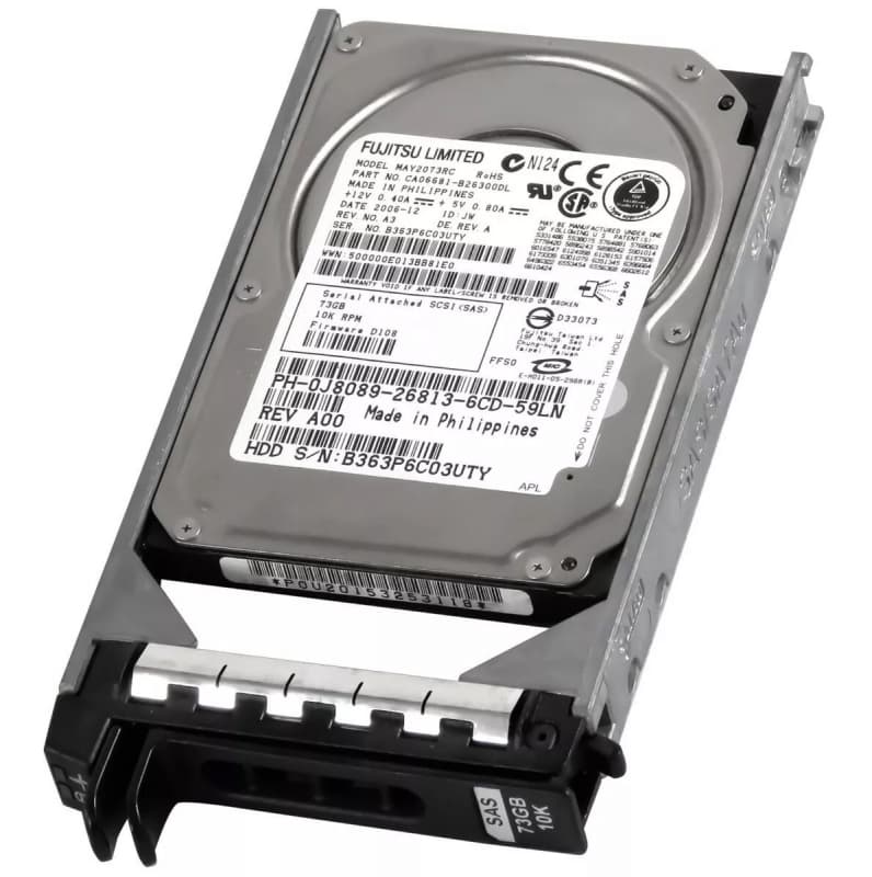 Жесткий диск Dell J8089 73Gb SAS 2,5" HDD
