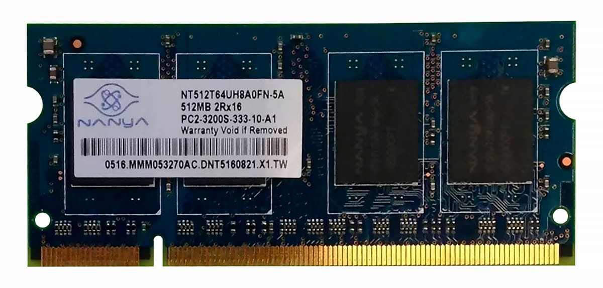 Оперативная память Nanya NT512T64UH8A0FN-5A DDRII 512Mb