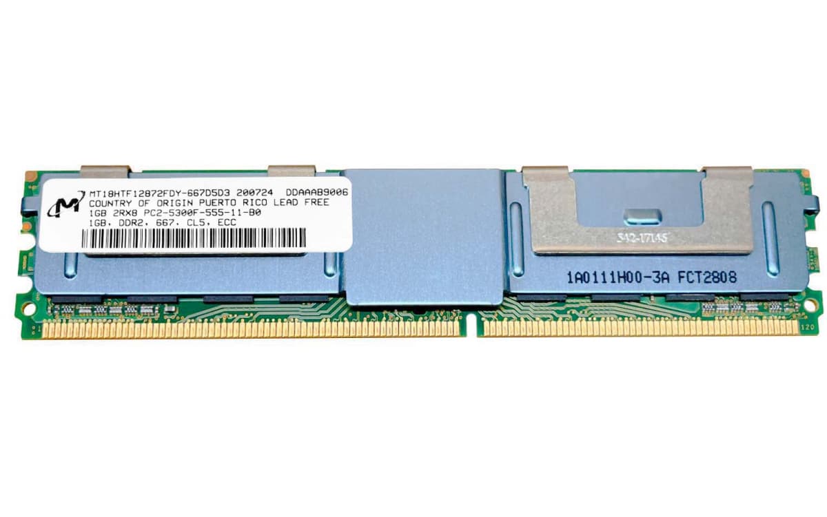 Оперативная память Micron MT18HTF12872FDY-667D5D3 DDRII 1Gb