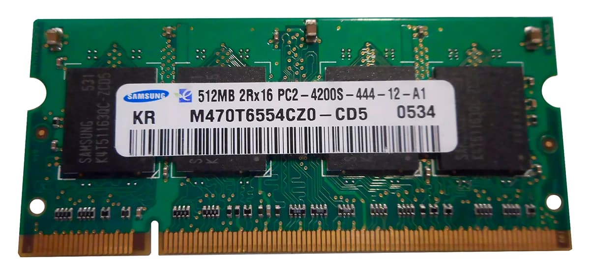 Оперативная память Samsung M470T6554CZ0-CD5 DDRII 512Mb