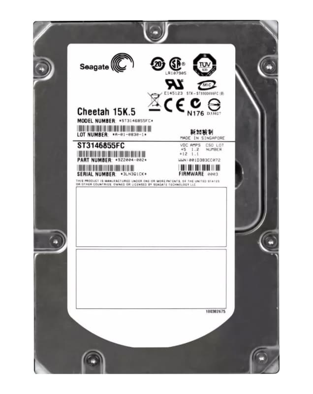 Жесткий диск Seagate 9Z2004 146,8Gb  Fibre Channel  3,5" HDD