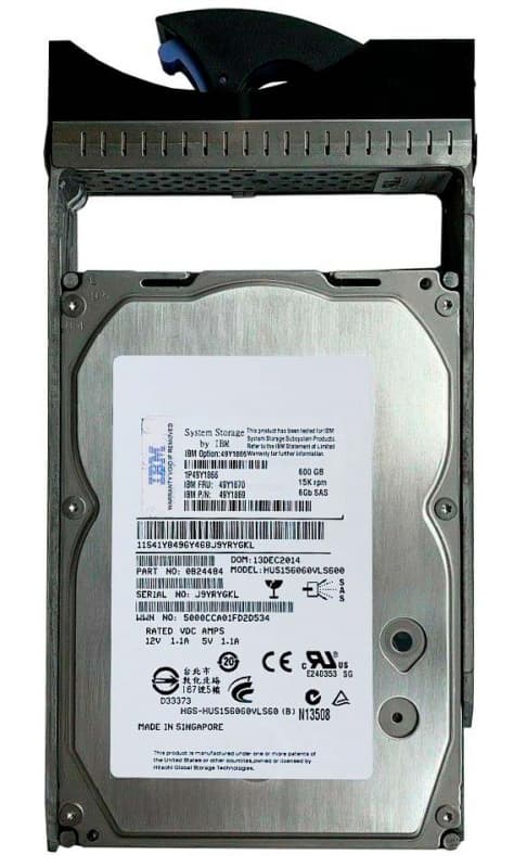 Жесткий диск IBM 49Y1866 600Gb  SAS 3,5" HDD