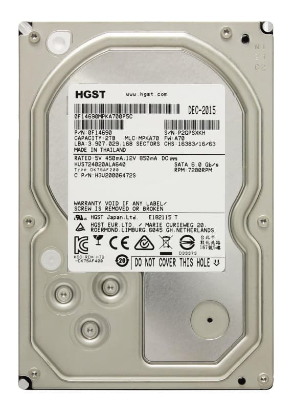 Жесткий диск Hitachi H3U20006472S 2Tb 7200 SATAIII 3.5" HDD