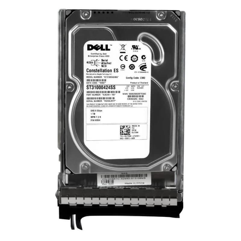 Жесткий диск Dell U738K 1Tb  SAS 3,5" HDD