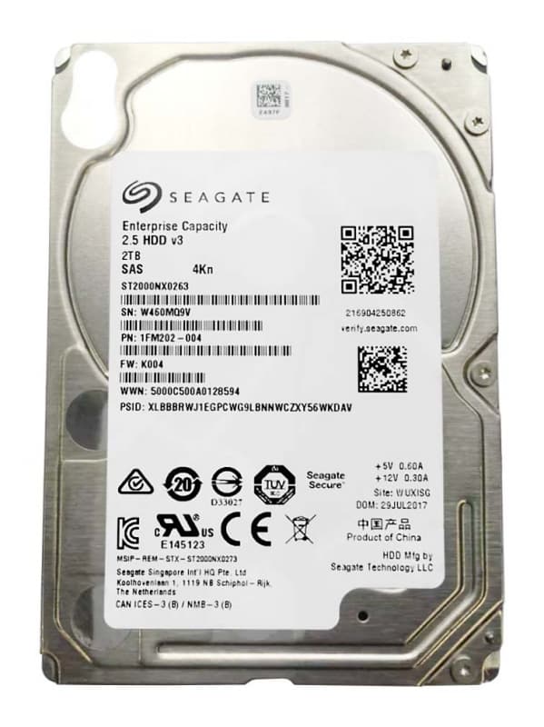 Жесткий диск Seagate 1FM202 2Tb  SAS 2,5" HDD