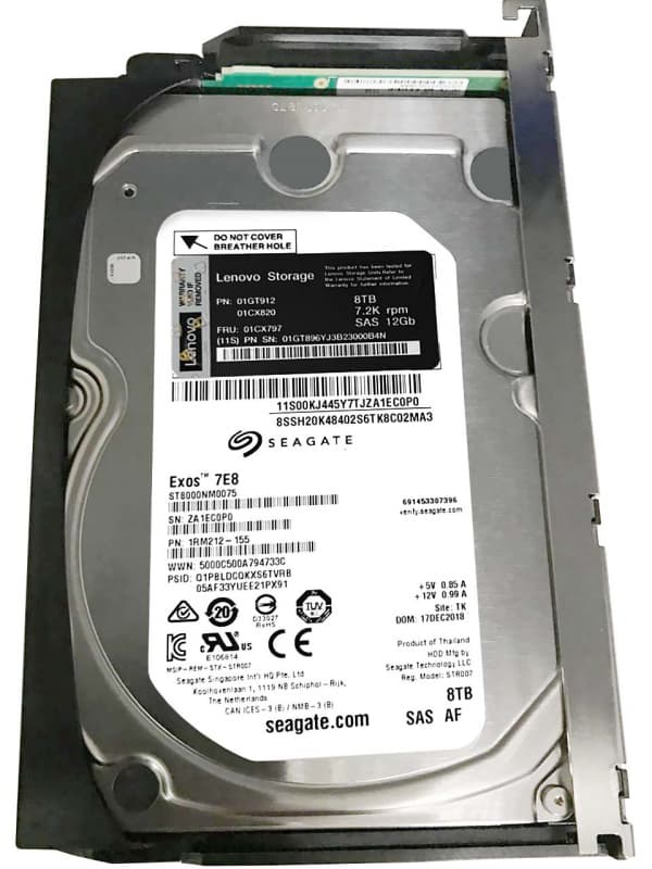 Жесткий диск Lenovo 01CX797 8Tb 7200 SAS 3,5" HDD
