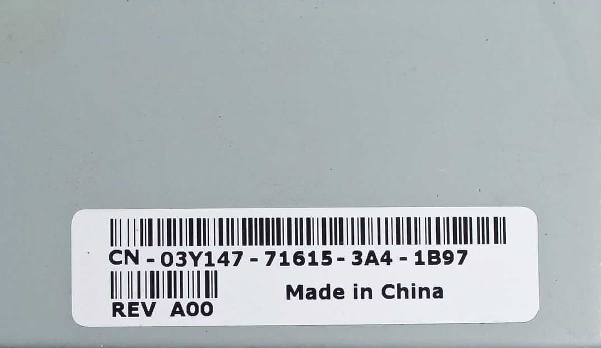 Блок питания Dell 03Y147 160W