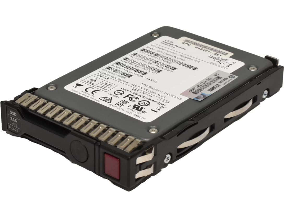 Жесткий диск HP 846441-001 1,6Tb SAS 2,5" SSD