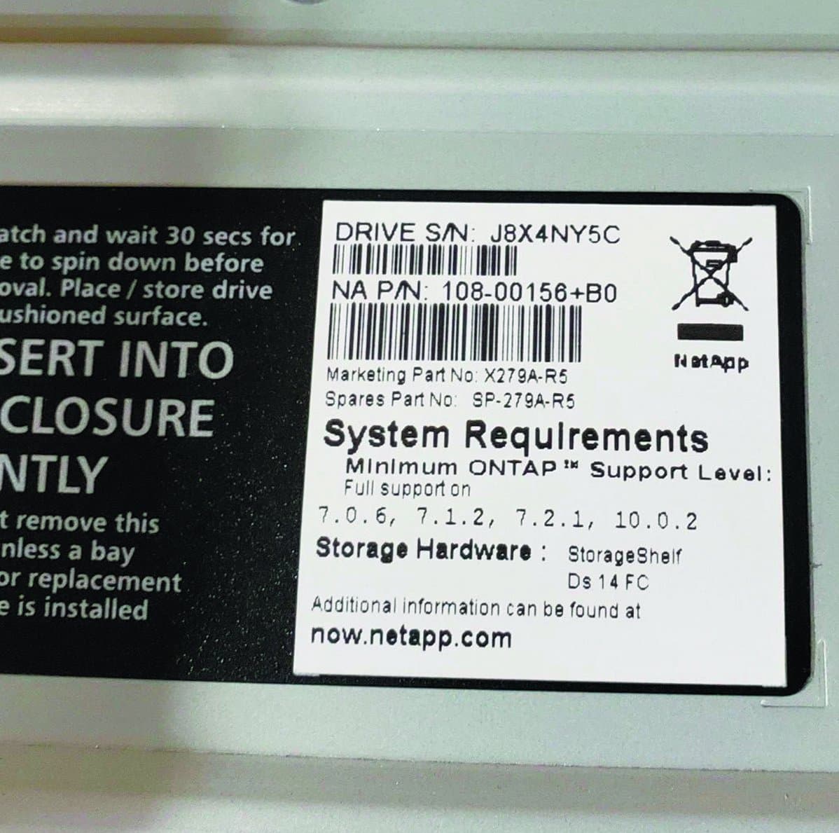 Жесткий диск NetApp 300Gb 15000 Fibre Channel 3.5" HDD 108-00156+B0