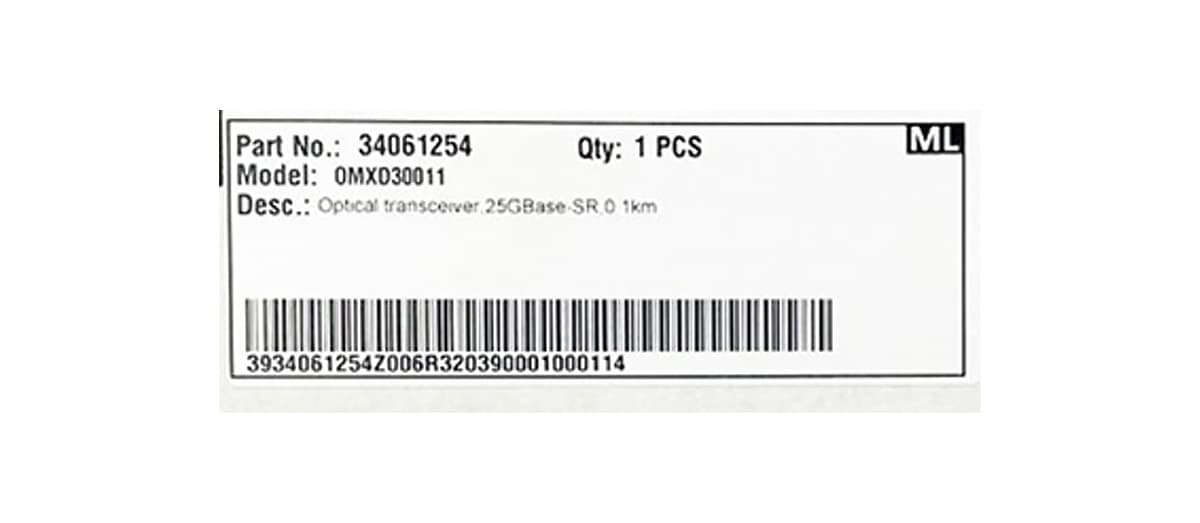 Трансивер Huawei 34061254 25 Гбит/с