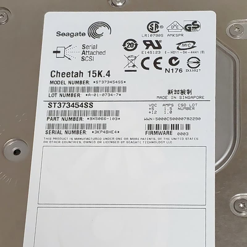 Жесткий диск Seagate ST373454SS 73Gb  SAS 3,5" HDD
