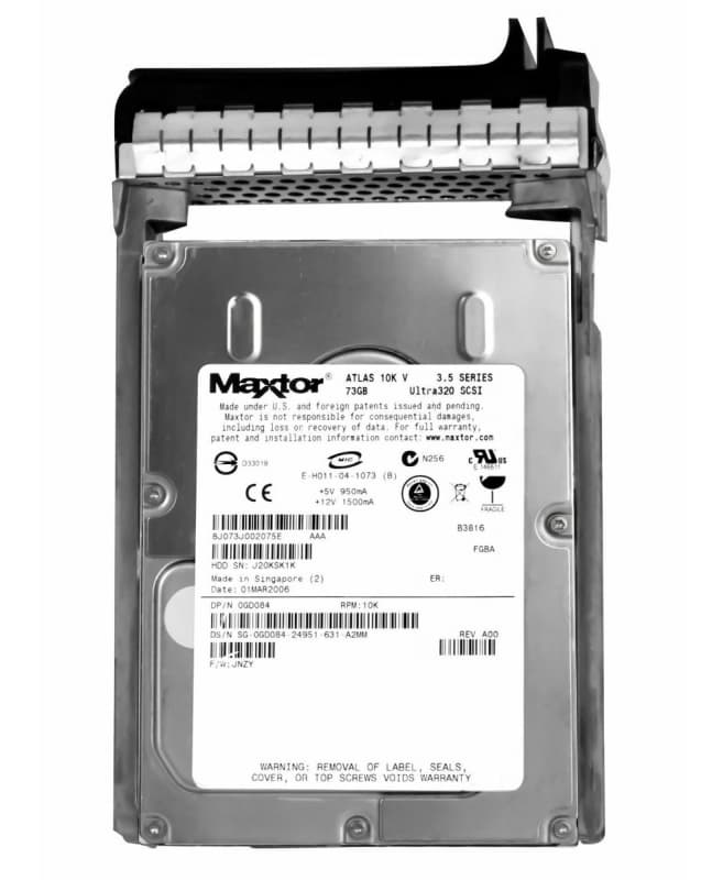 Жесткий диск Dell GD084 73Gb  U320SCSI 3.5" HDD