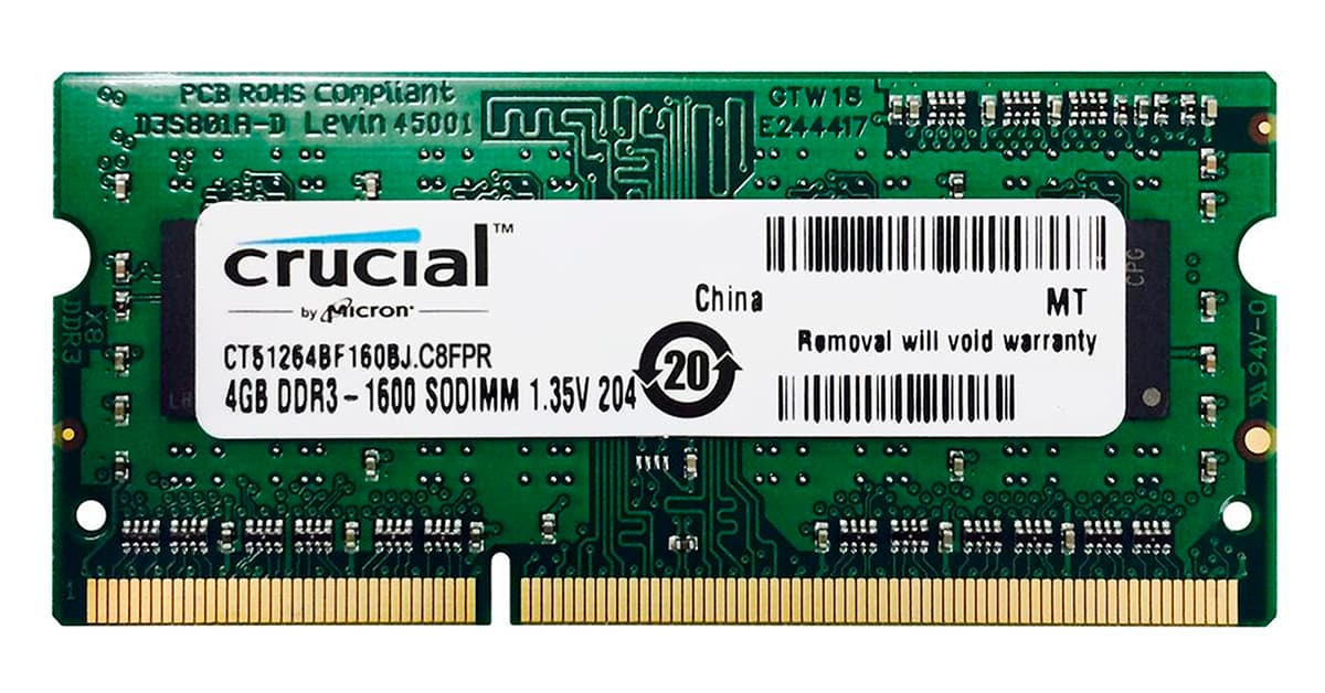 Оперативная память Crucial CT51264BF160BJ.C8FPR DDRIII 4Gb
