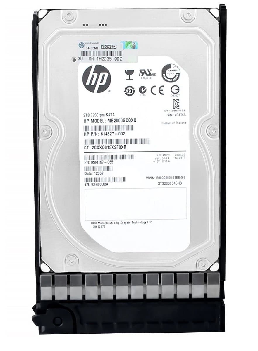 Жесткий диск HP 2Tb 7200 SATAIII 3.5" HDD 614827-002