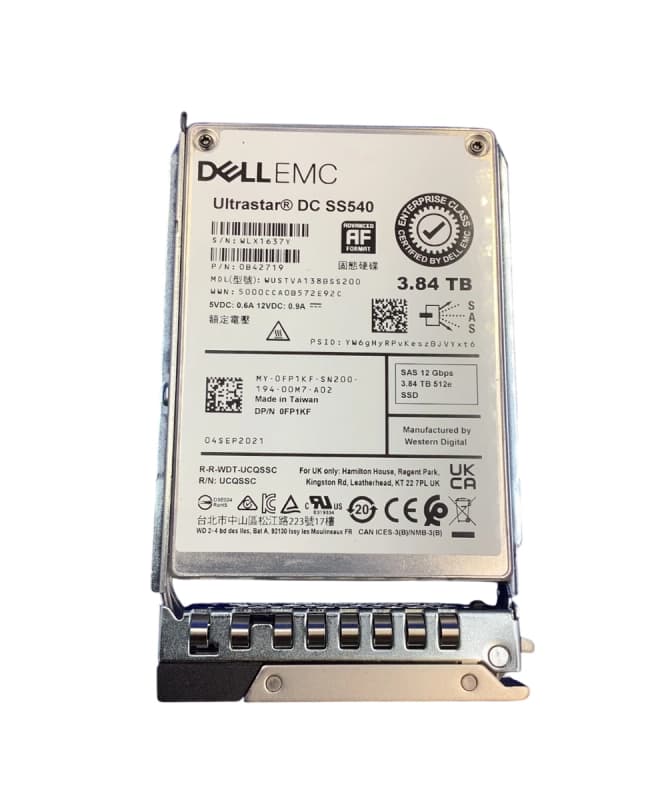 Жесткий диск Dell FP1KF 3.84TB SAS 2,5" SSD