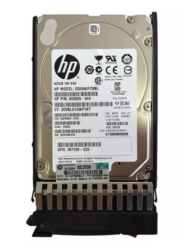 Жесткий диск HP 507129-023 900Gb  SAS 2,5" HDD