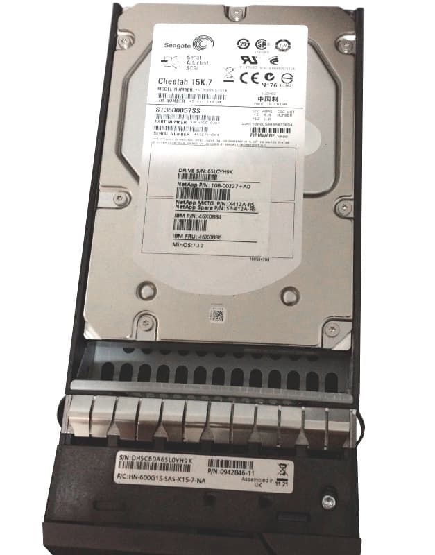 Жесткий диск Network Appliance X412_S15K7560A15NA00 600Gb  SAS 3,5" HDD