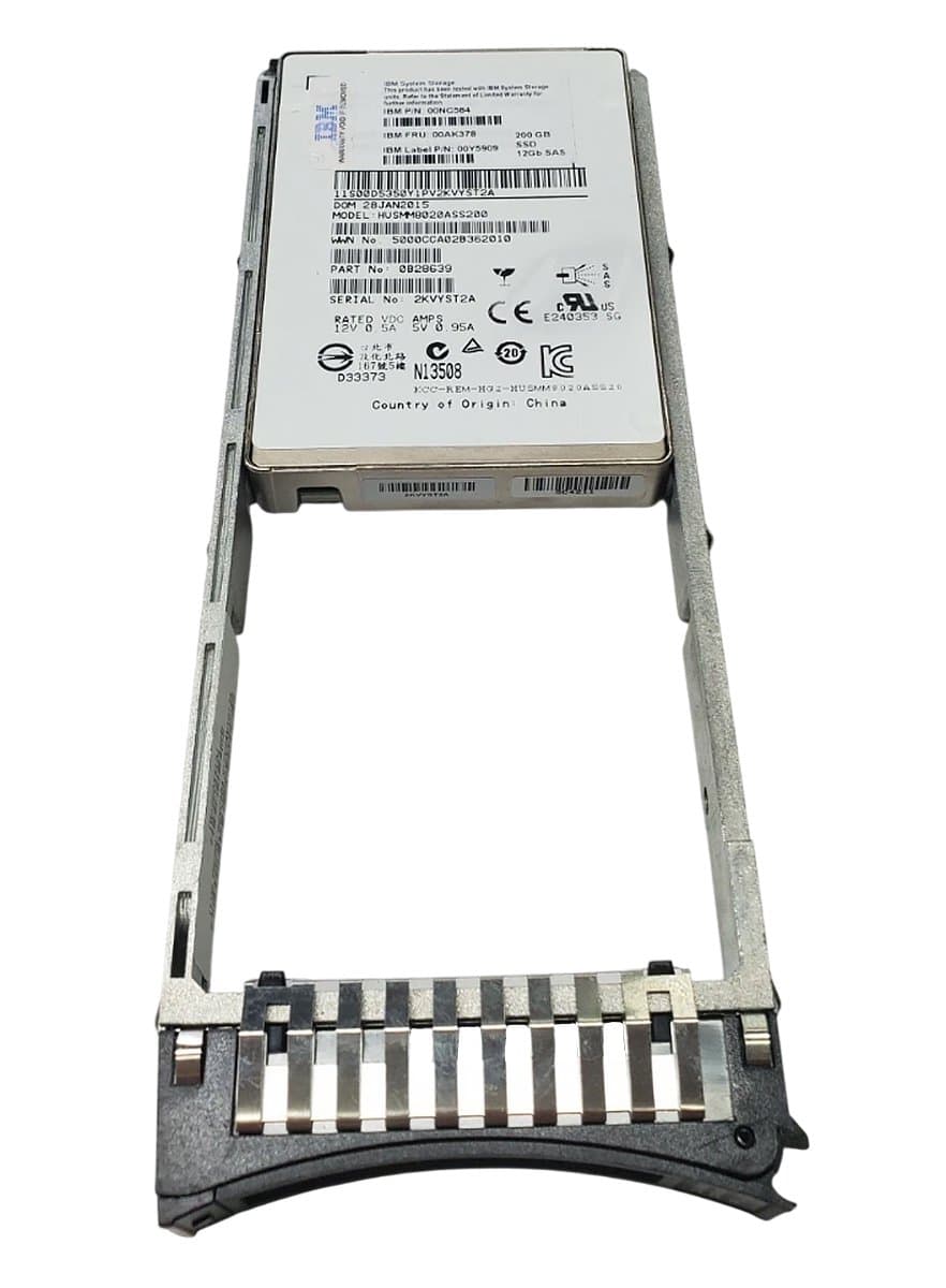 Жесткий диск IBM 200Gb  SAS 2.5" SSD 00AK378