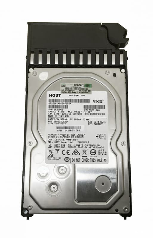 Жесткий диск HP 842780-001 2Tb MSA 7200 SAS 3,5" HDD