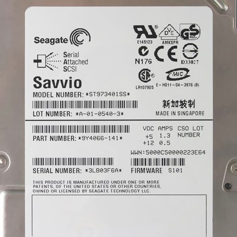 Жесткий диск Seagate 9Y4066 73Gb  SAS 2,5" HDD