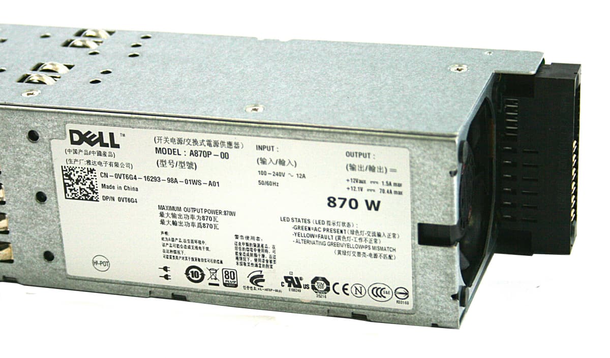 Резервный Блок Питания Dell A870P-00 870W