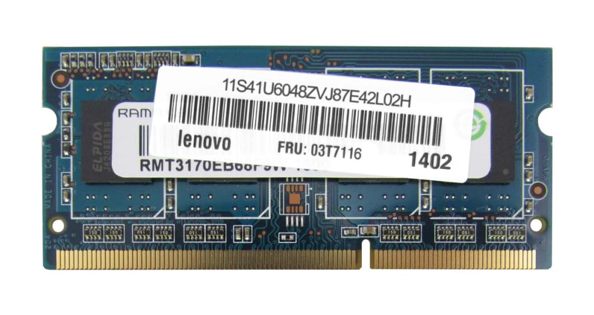 Оперативная память IBM  03T7116 DDRIII 2GB