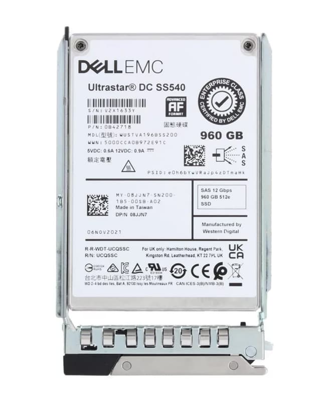 Жесткий диск Dell 8JJN7 960Gb SAS 2,5" SSD