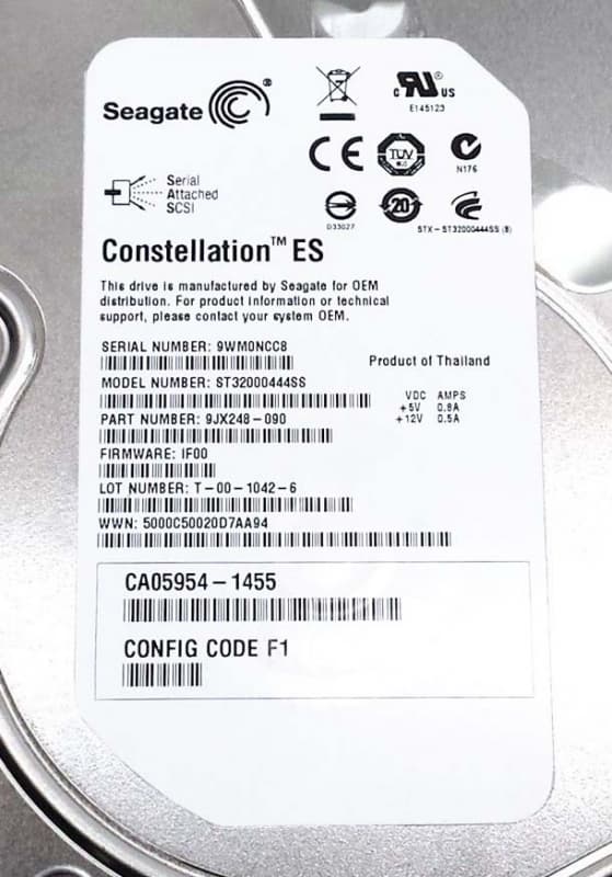 Жесткий диск Fujitsu CA07237-E120 2Tb 7200 SAS 3,5" HDD