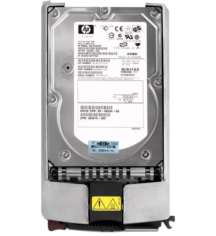 Жесткий диск HP 3R-A6404-AA 146,8Gb U320SCSI 3.5" HDD