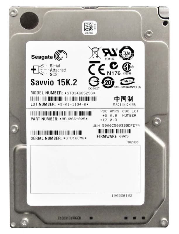 Жесткий диск Seagate 9FU066 147Gb  SAS 2,5" HDD