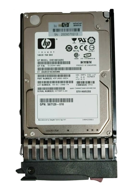 Жесткий диск HP 507129-009 146Gb  SAS 2,5" HDD