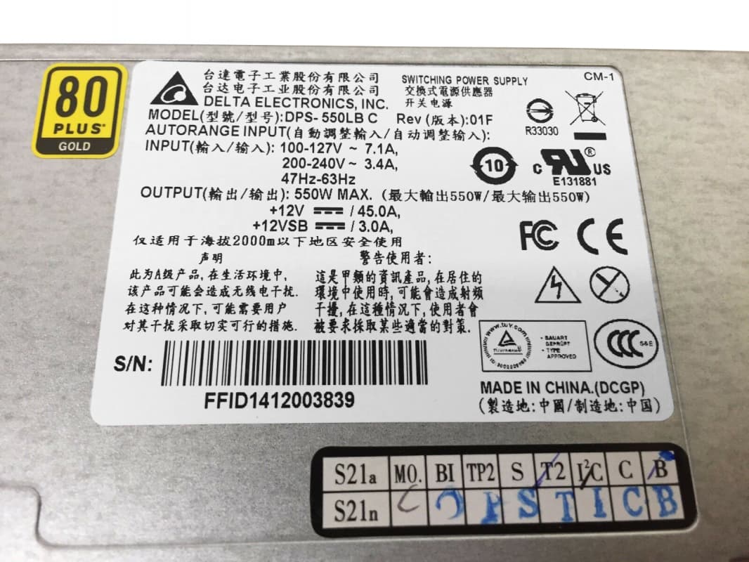 Блок питания Delta DPS-550LB C 550W