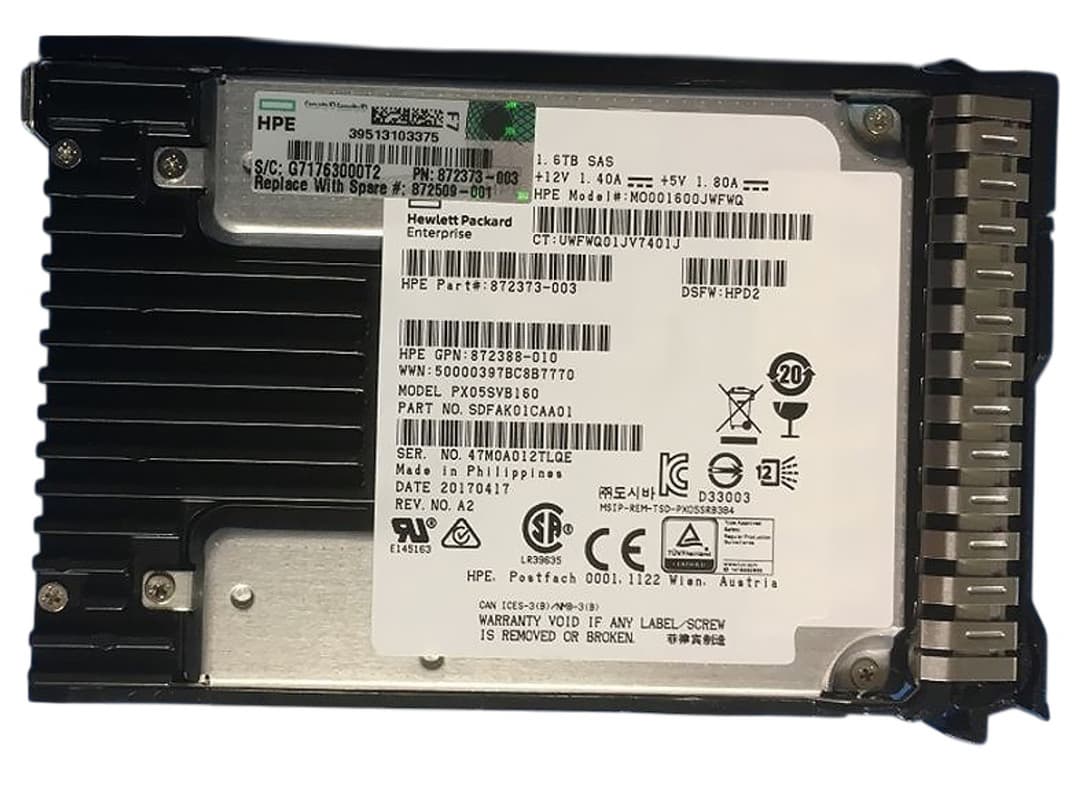 Жесткий диск HP 872388-010 1,6Tb SAS 2,5" SSD