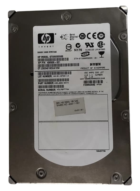 Жесткий диск HP 9DJ066-047 300Gb  SAS 3,5" HDD