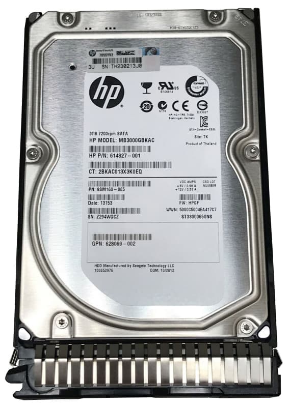 Жесткий диск HP 628069-002 3Tb 7200 SATAIII 3.5" HDD