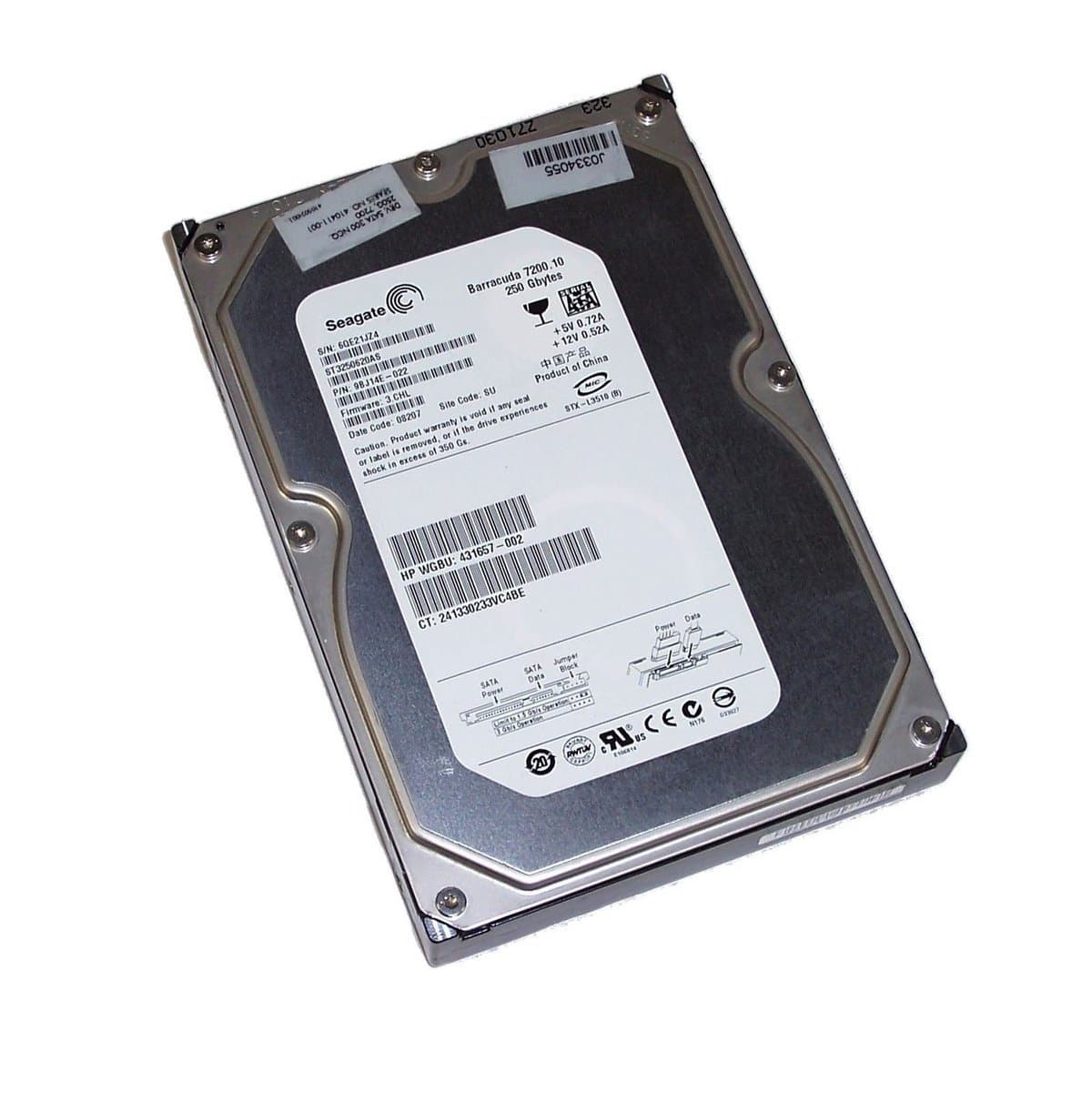 Жесткий диск HP 250Gb 7200 SATAII 3.5" HDD EA788AA