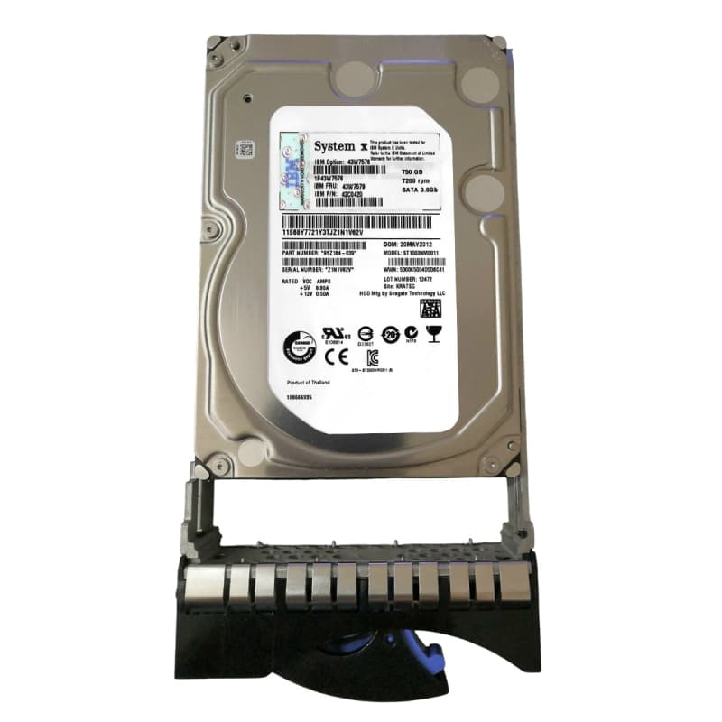 Жесткий диск IBM 43W7656 750Gb  SATAII 3,5" HDD