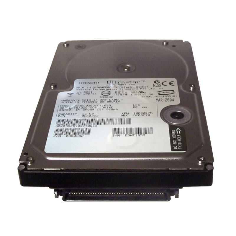 Жесткий диск Hitachi 08K0382 36,7Gb  U320SCSI 3.5" HDD