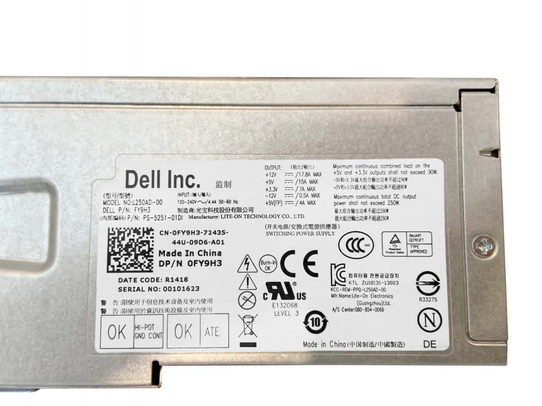 Блок Питания Dell PS-5251-01DI 250W