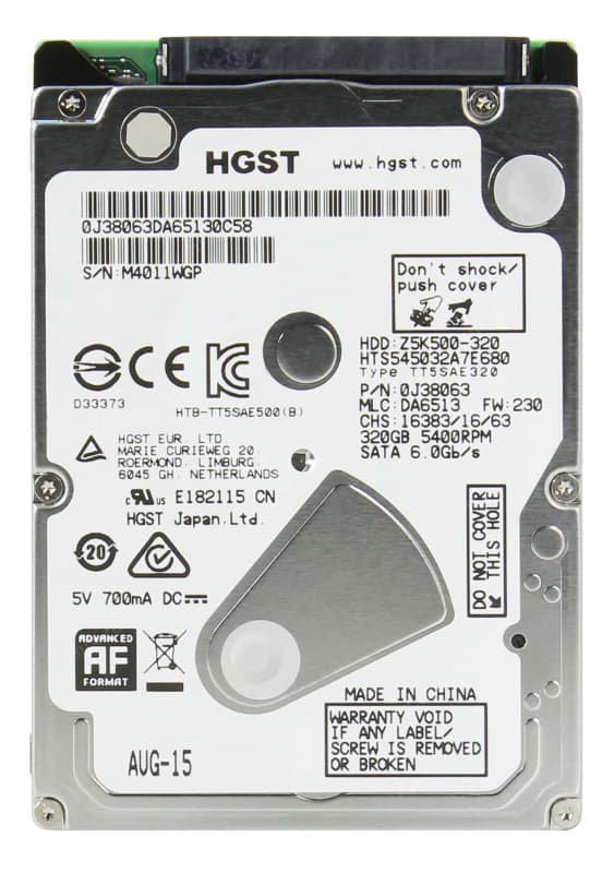 Жесткий диск Hitachi HTS545032A7E680 320Gb 5400 SATAIII 2,5" HDD