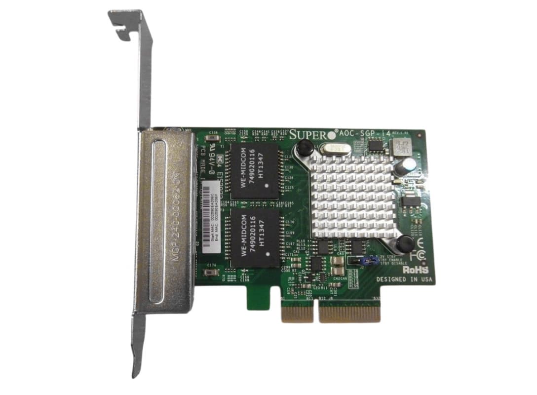 Контроллер SuperMicro AOC-SGP-I4 PCI-E