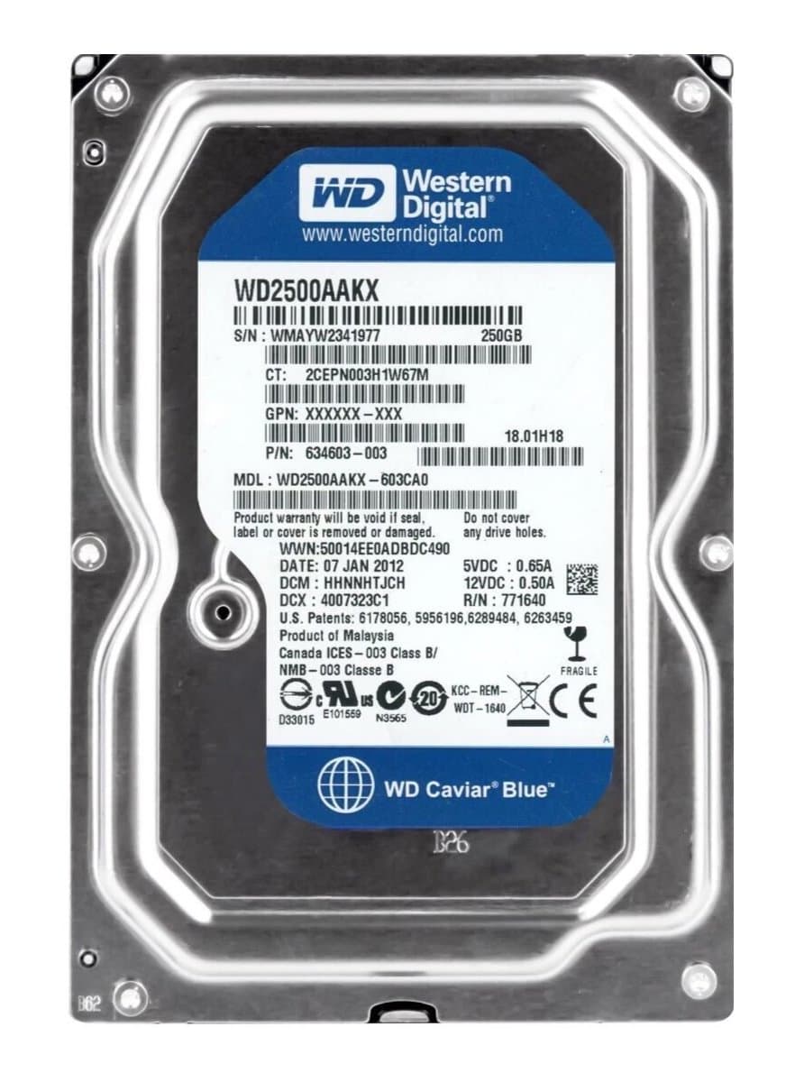 Жесткий диск HP 250Gb 7200 SATAIII 3.5" HDD