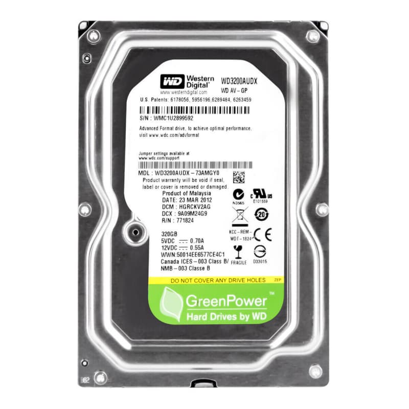 Жесткий диск Western Digital WD3200AUDX 320Gb SATA 3.5" HDD