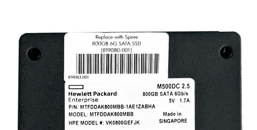 Жесткий диск HP 818538-B21 800Gb SATAIII 2,5" SSD