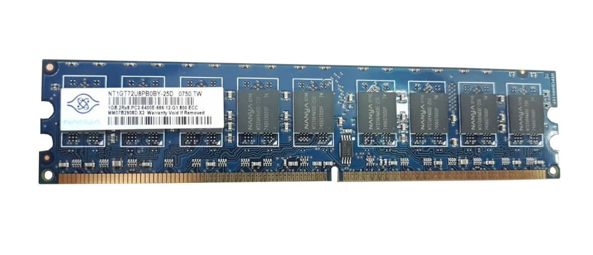 Оперативная память Nanya NT1GT72U8PB0BY-25D DDRII 1GB