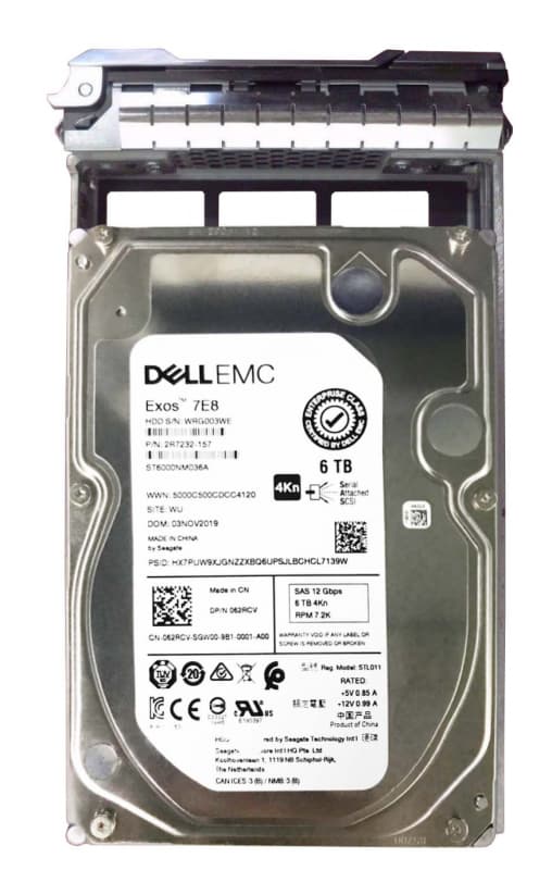Жесткий диск Dell ST6000NM036A 6Tb 7200 SAS 3,5" HDD