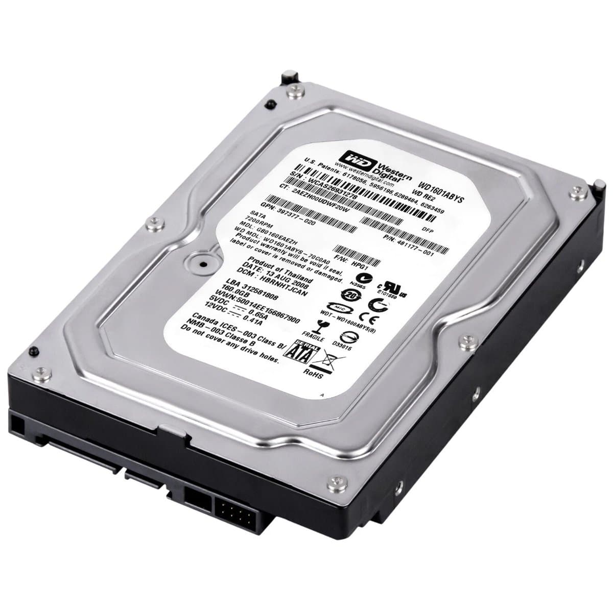 Жесткий диск HP GB0160EAEZH 160Gb 7200 SATAII 3.5" HDD