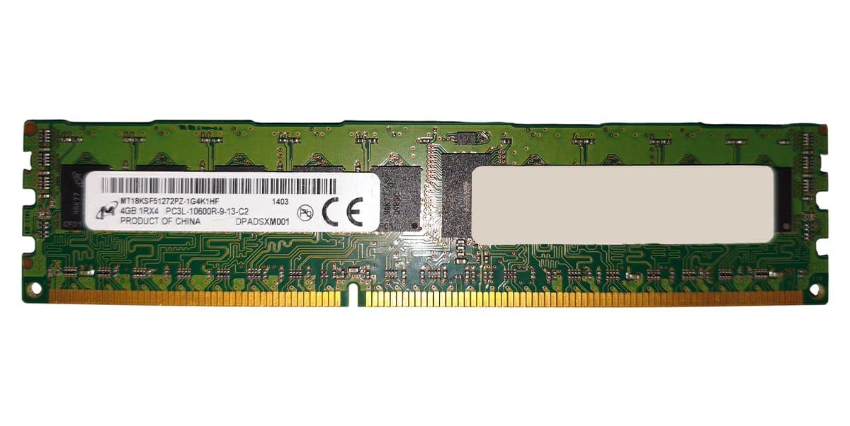 Оперативная память Micron DDRIII 4Gb MT18KSF51272PZ-1G4K1HF    