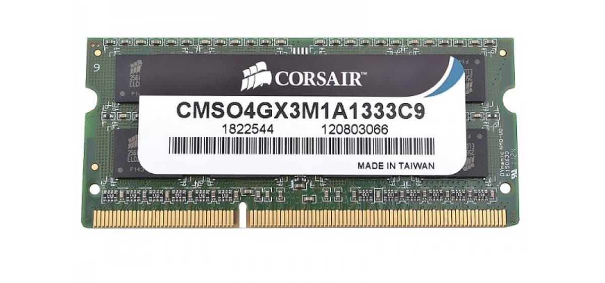 Оперативная память Corsair CMSO4GX3M1A1333C9 DDRIII 4Gb