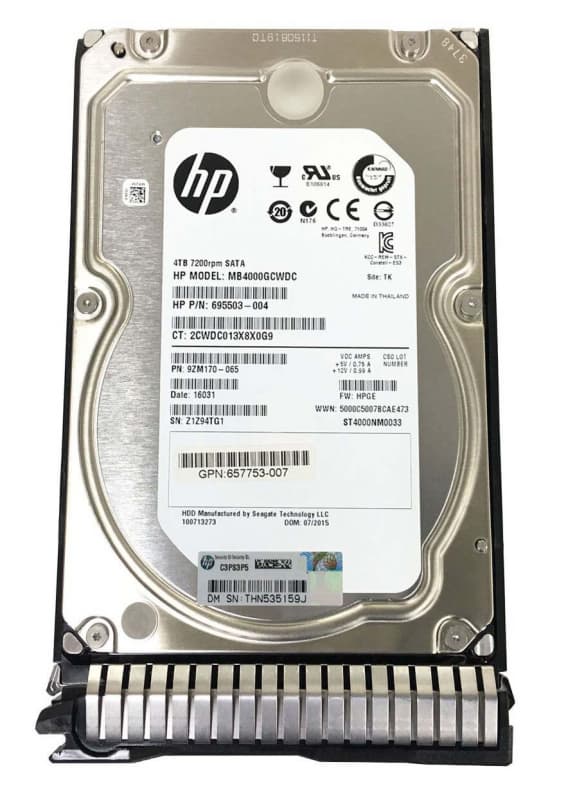 Жесткий диск HP P06464-001 4Tb 7200 SATAIII 3.5" HDD